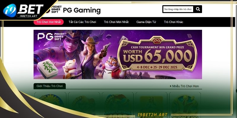 Nổ Hũ PG Soft: Khám Phá Sảnh Slot Hot Nhất Tại Thương Hiệu I9BET