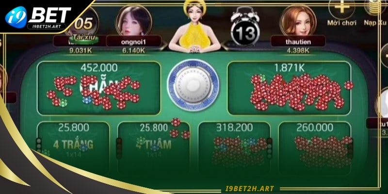 Bảng tỷ lệ cược minh bạch tại sảnh xóc đĩa 